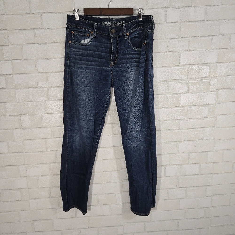 American Eagle Outfitters Indigo Straight Leg Jeans